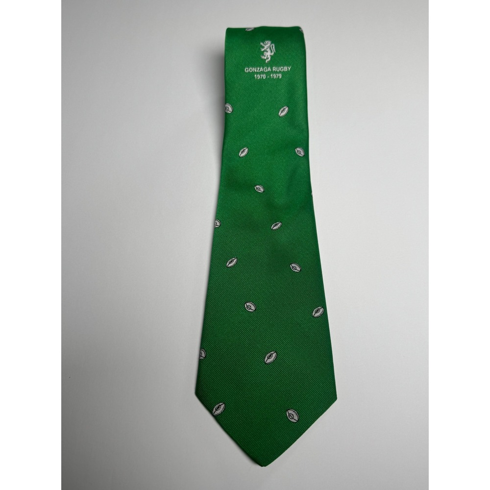 Atkinsons Gonzaga Rugby 1970-1979 Necktie Collegiate Ivy League Preppy VTG 70s